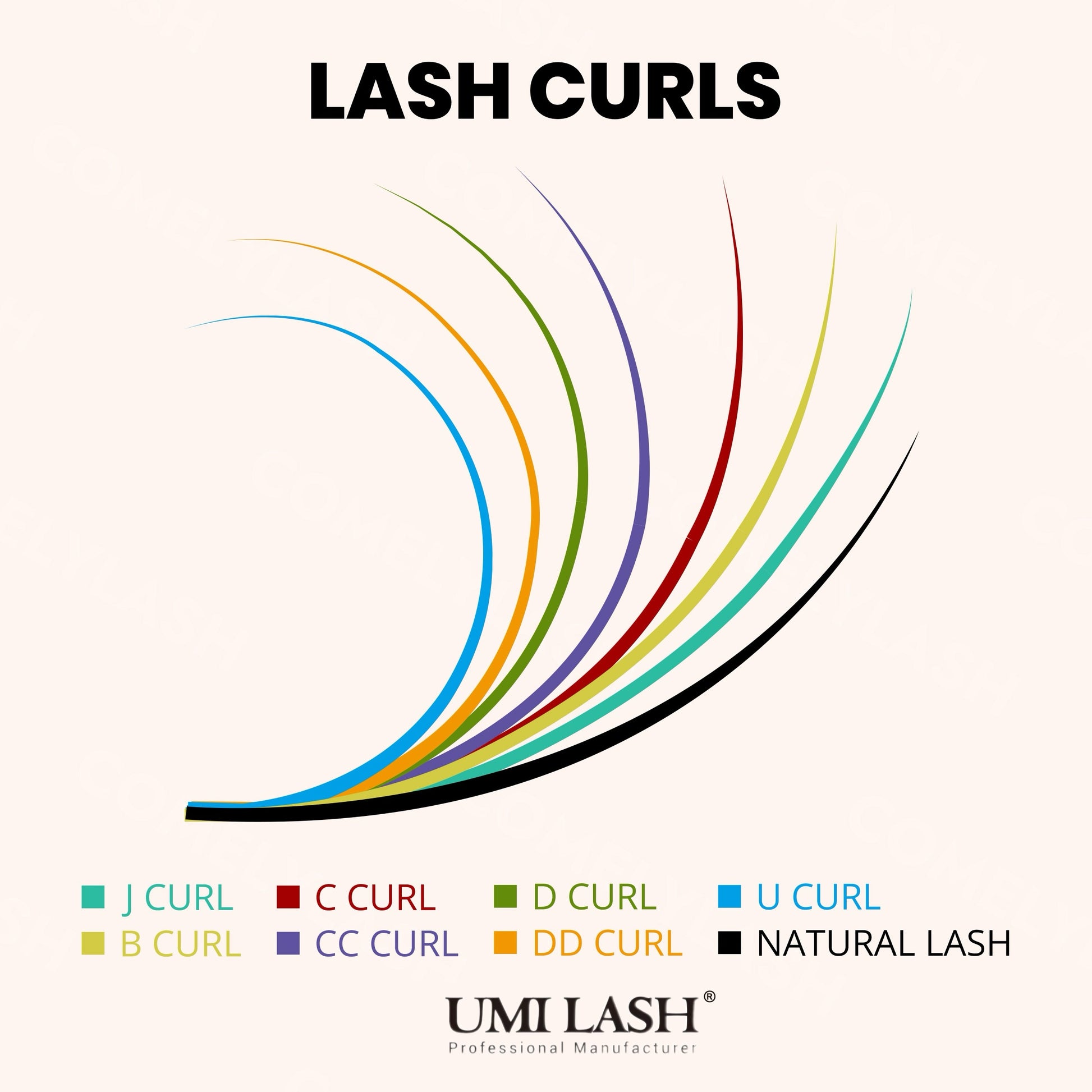 0.03 Matte Black Volume Lash Extension Tray 16 Rows