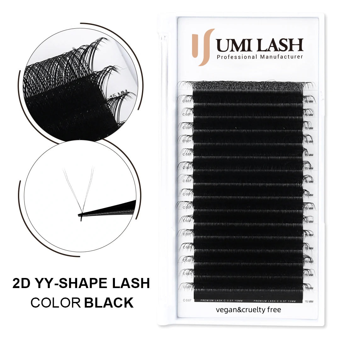 Volume Premade Fan YY Lashes (16 Lines)
